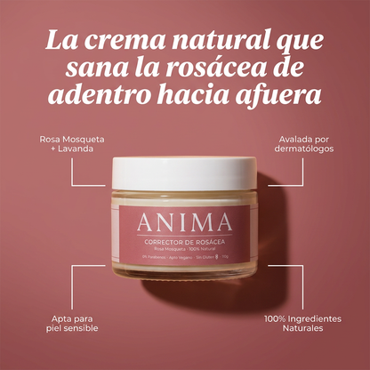 Crema Natural ANIMA - Chau Rosacea (Reduce la rojez en 7 Días)