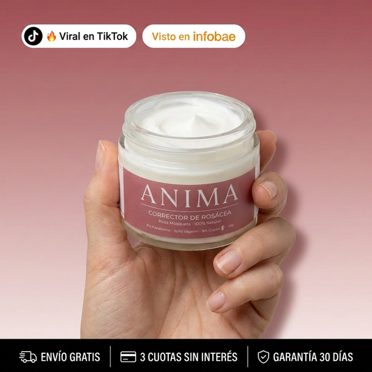 Crema Natural ANIMA - Chau Rosacea (Reduce la rojez en 7 Días)
